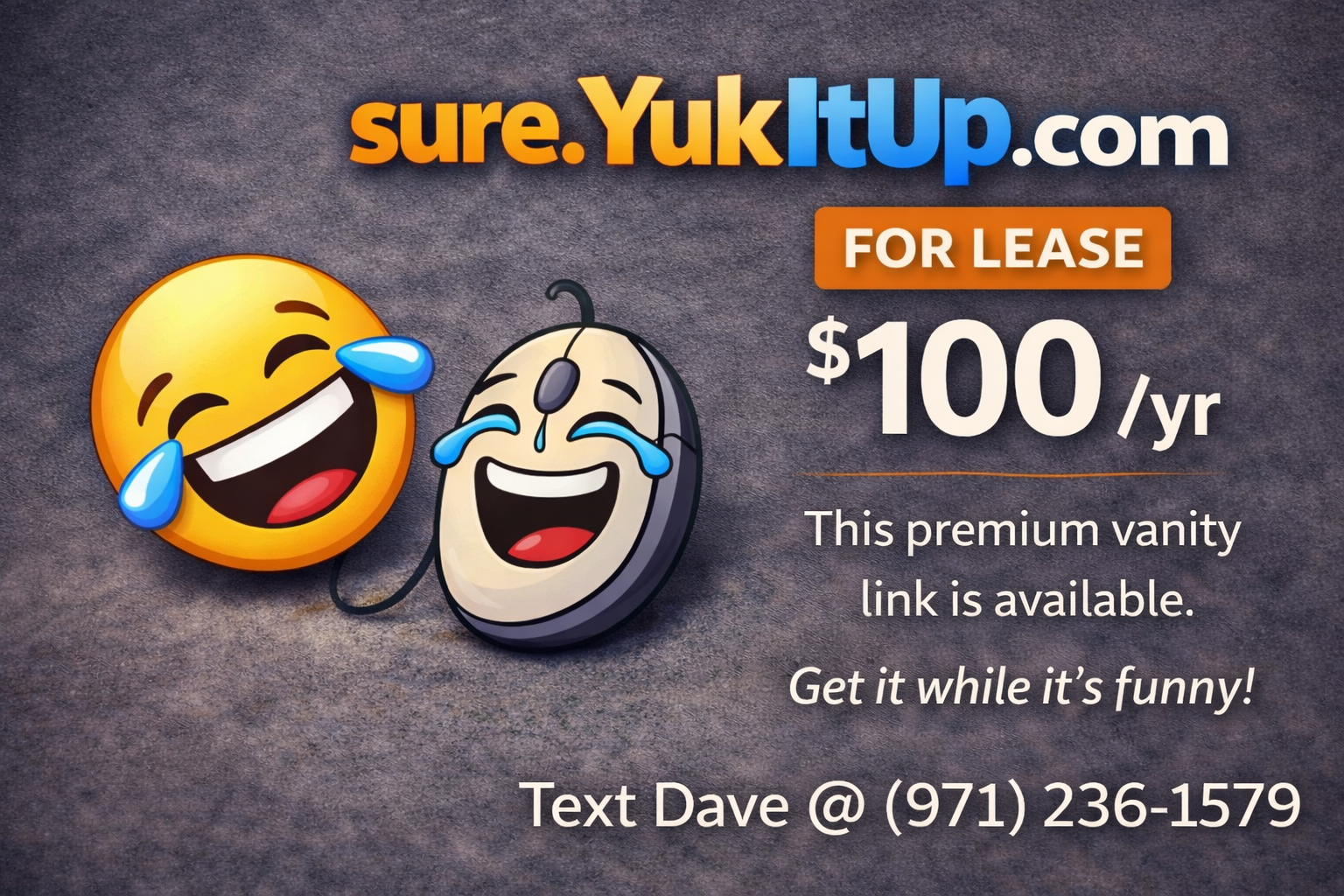 Vanity Link — For Lease